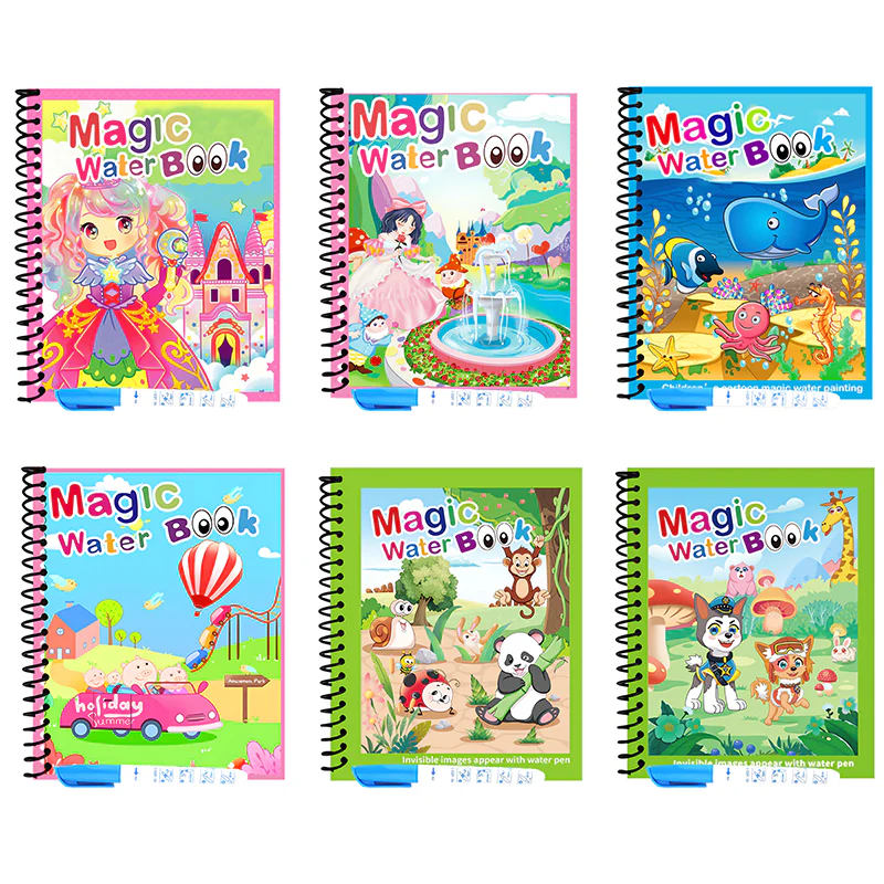 🌹ACQUISTA 1 PRENDI 1🔥Promozione estiva 🎁✨️Libro magico sull'acqua📚️🎨🧠 - Image 23