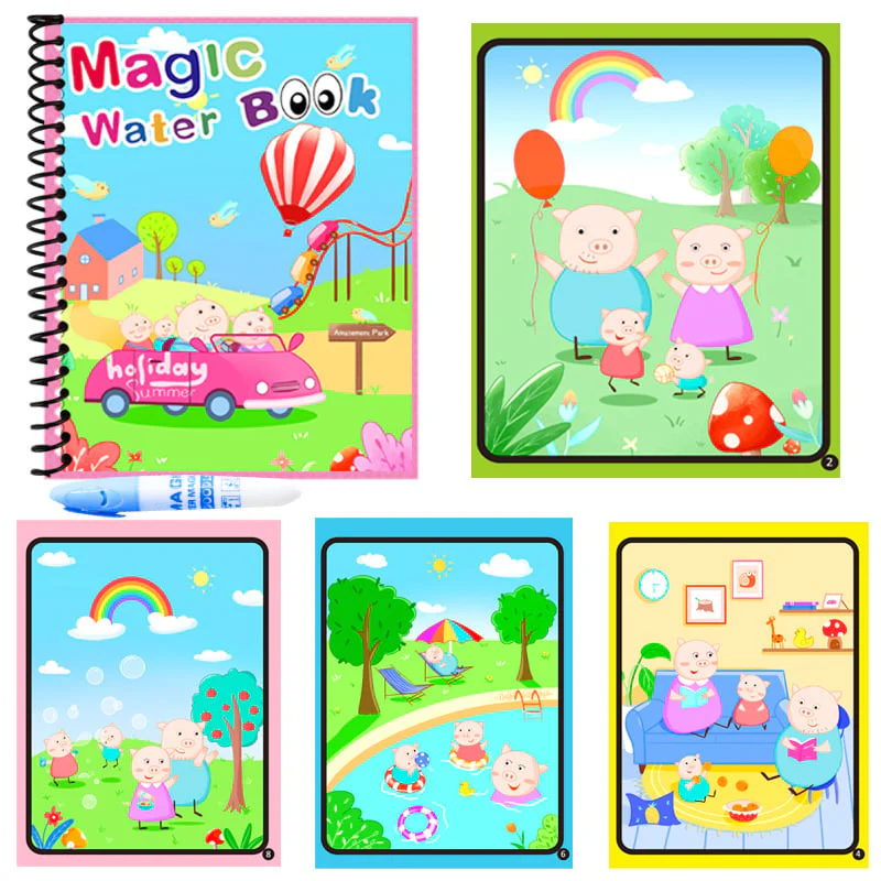 🌹ACQUISTA 1 PRENDI 1🔥Promozione estiva 🎁✨️Libro magico sull'acqua📚️🎨🧠 - Image 7