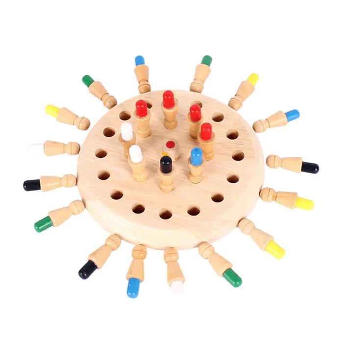 Regali per bambini🎁Gioco degli scacchi in legno Memory Match Stick - Image 3