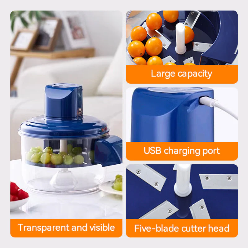 Pelapatate elettrico trasparente per frutta e verdur - Image 2