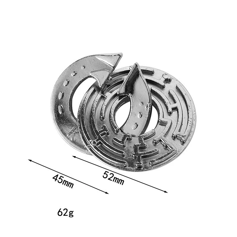 Metal Puzzle Cervello Teaser Educativo Mente Giocattoli - Image 13