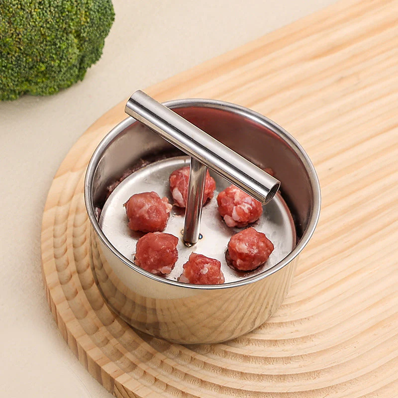 📢📢50% di sconto!!!🎅Stampo Per Polpette Da Cucina in Acciaio Inox - Image 9