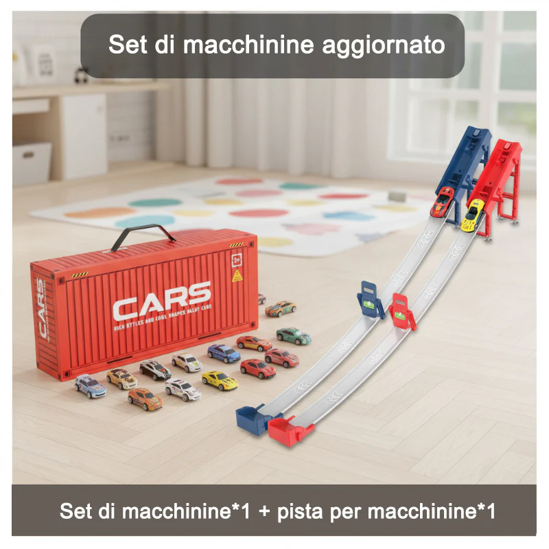 🎅Promozione natalizia 49% DI SCONTO🎁48 Mini macchinine a retrocarica con garage integrato - Image 12