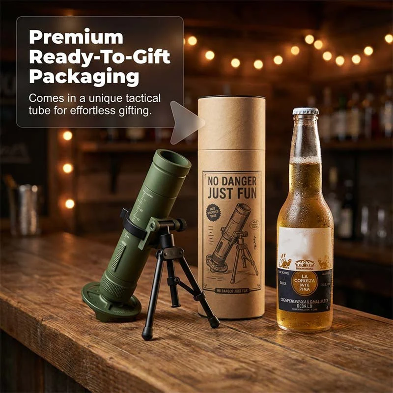 ⏰🔥 OFFERTA A TEMPO LIMITATO: -50%! 🍻 Mortaio per Tappi di Birra da 51 mm – Divertente Accessorio da Scrivania e da Bar per Lanciare Tappi, Perfetto per Feste e Regali 🚀✨ - Image 7