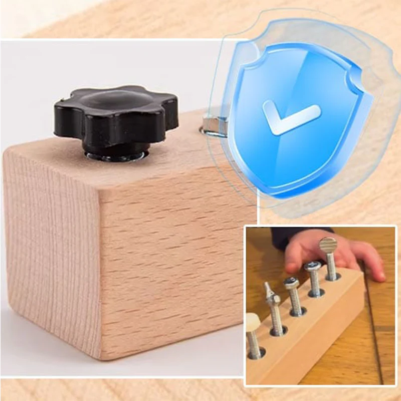 Tavola Montessori in Legno con Cacciavite - Gioco Educativo per Sviluppare la Motricità Fine - Image 6