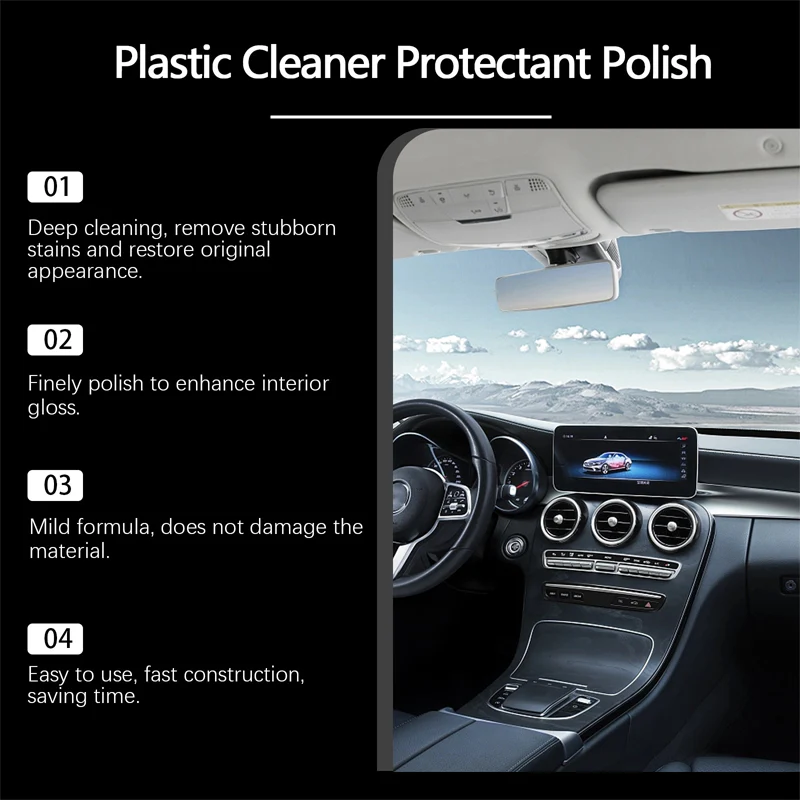 🚗🫧Detergente e lucidante multifunzionale per interni auto🫧 - Image 5