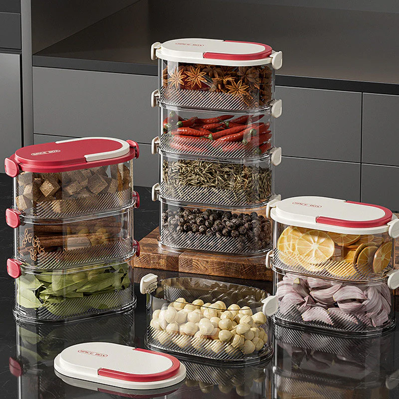 ⌚️Offerta speciale a tempo limitato🔥 Organizer per spezie multistrato sigillato