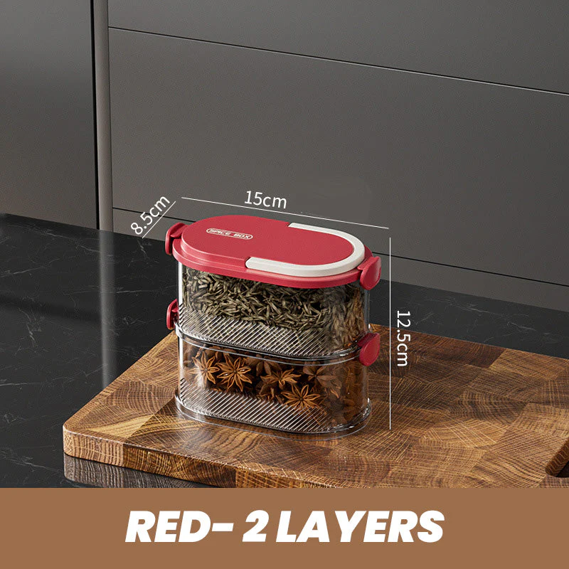 ⌚️Offerta speciale a tempo limitato🔥 Organizer per spezie multistrato sigillato - Image 12