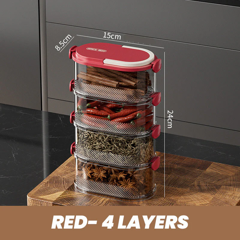 ⌚️Offerta speciale a tempo limitato🔥 Organizer per spezie multistrato sigillato - Image 15
