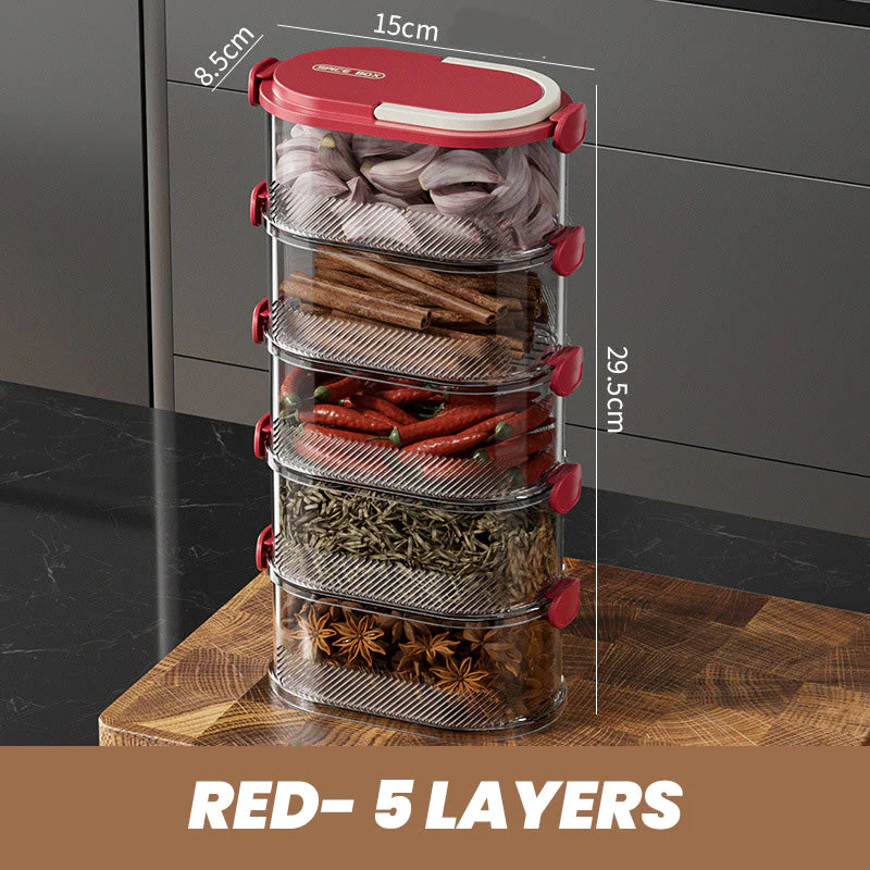 ⌚️Offerta speciale a tempo limitato🔥 Organizer per spezie multistrato sigillato - Image 16