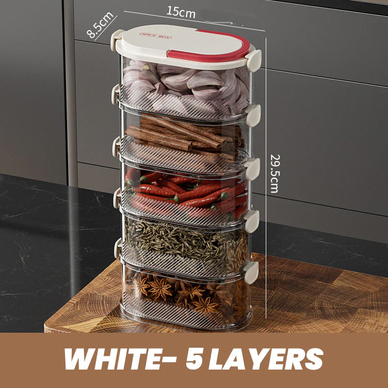 ⌚️Offerta speciale a tempo limitato🔥 Organizer per spezie multistrato sigillato - Image 17
