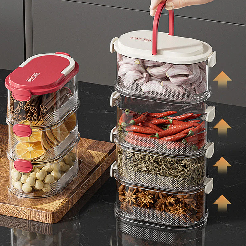 ⌚️Offerta speciale a tempo limitato🔥 Organizer per spezie multistrato sigillato - Image 7