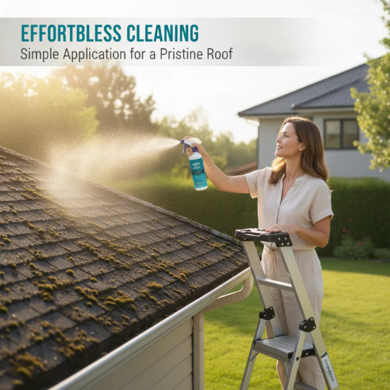 🌧️ Detergente spray multiuso per muo e alghe sui tetti – Spruzza, risciacqua e guarda come brilla! 🏠✨ Efficace contro il muschio, delicato sulle piante: un tetto pulito in pochi minuti. 🌿💧 - Image 2