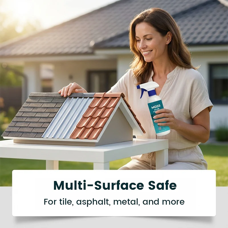 🌧️ Detergente spray multiuso per muo e alghe sui tetti – Spruzza, risciacqua e guarda come brilla! 🏠✨ Efficace contro il muschio, delicato sulle piante: un tetto pulito in pochi minuti. 🌿💧 - Image 6