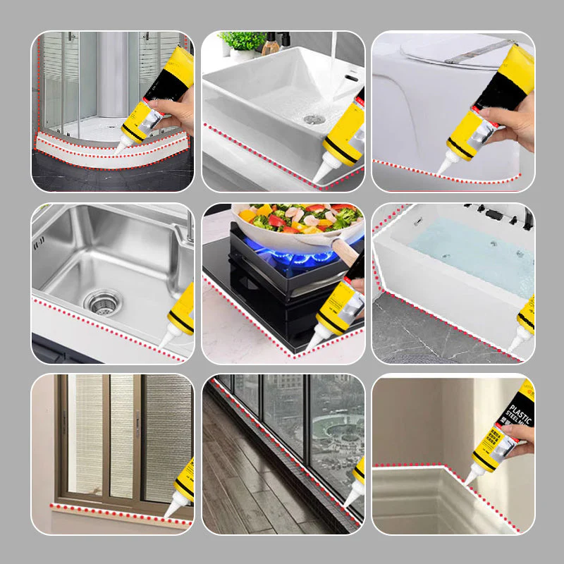 Sigillante bianco impermeabile multifunzionale con raschiett - Image 8