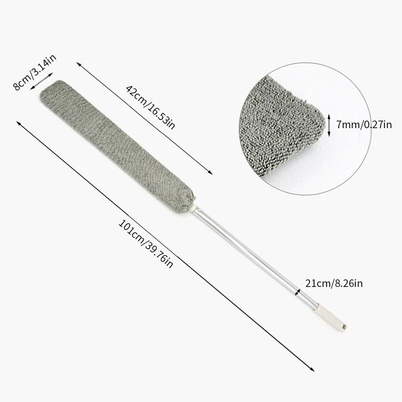 Mop Gap con spazzola antipolvere in microfibra retrattile multifunzione - Image 13