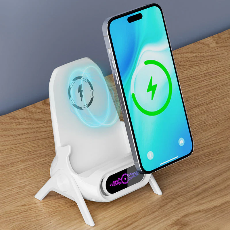 Supporto per telefono con carica rapida wireless multifunzione - Image 3