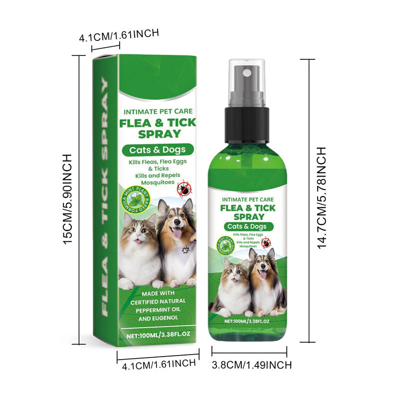 🍃Spray naturale contro pulci e zecche per cani e gatti🐾 Proteggi il tuo amato animale domestico dai parassiti - Image 8