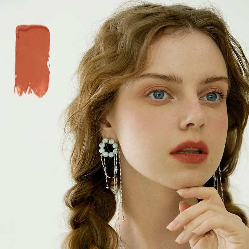 Bel regalo per donne delicate! Smalto per rossetto opaco vellutato antiaderente in 5 colori - Image 4
