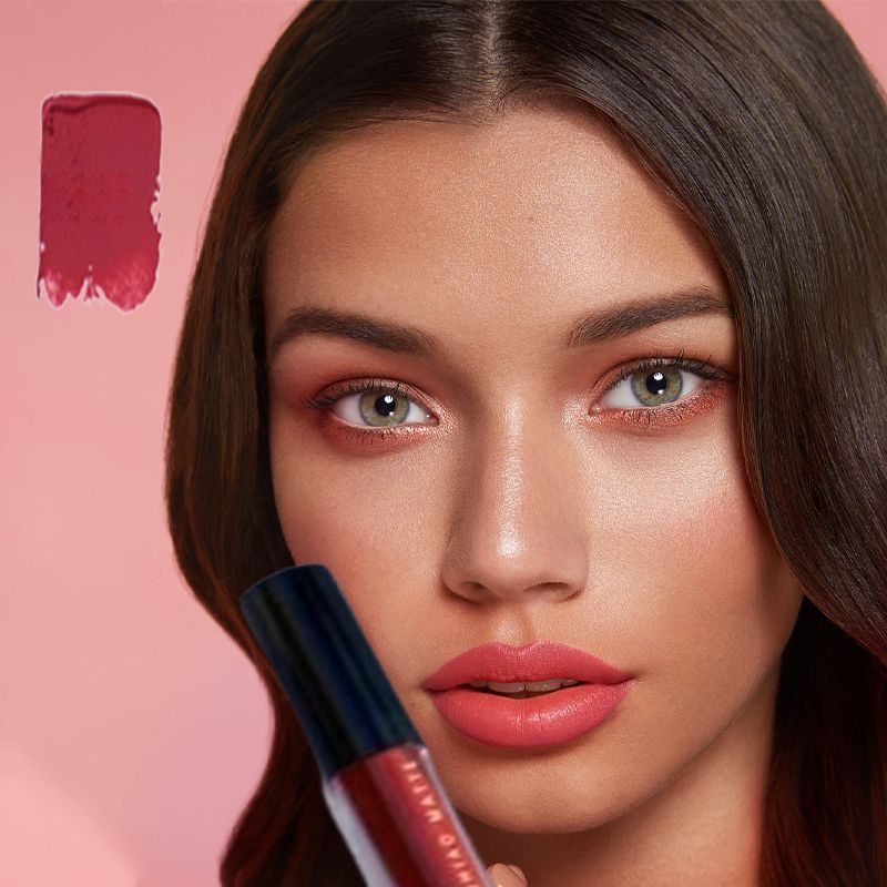 Bel regalo per donne delicate! Smalto per rossetto opaco vellutato antiaderente in 5 colori - Image 6