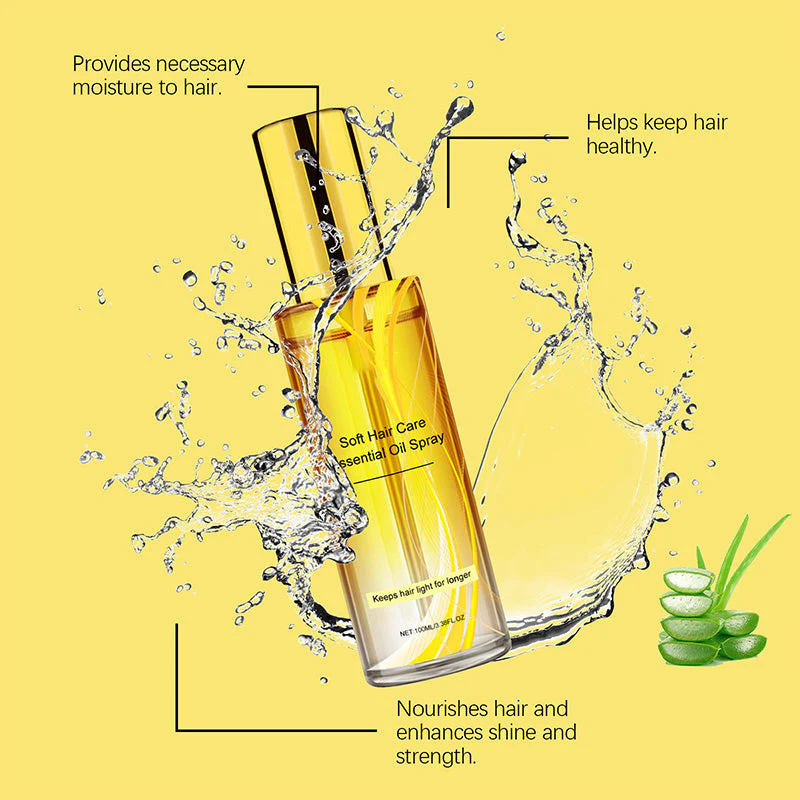 Olio essenziale nutriente leggero per capelli - Image 11