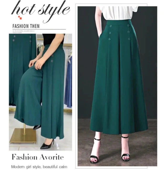 🔥Sconto di Capodanno🔥Moda Pantaloni a gamba larga plissettati - Image 2
