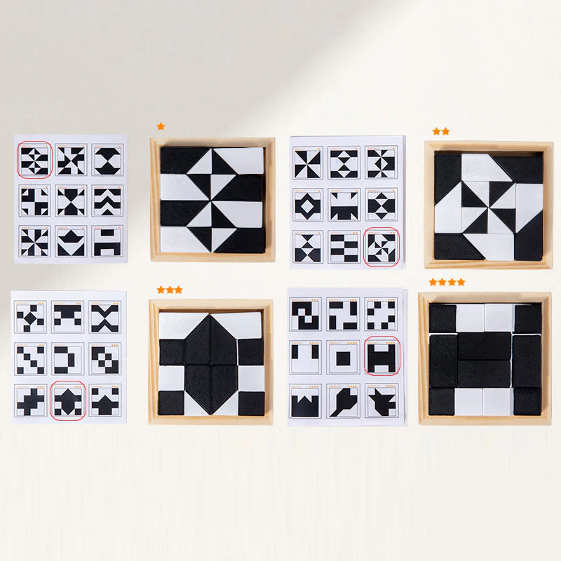 Puzzle nascosto blocchi di costruzione giocattoli puzzle per coltivare l'immaginazione spaziale dei bambini capacità Parent-Child Interactive BoardGame - Image 3