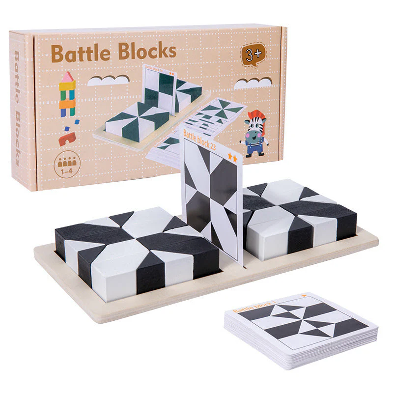 Puzzle nascosto blocchi di costruzione giocattoli puzzle per coltivare l'immaginazione spaziale dei bambini capacità Parent-Child Interactive BoardGame - Image 5