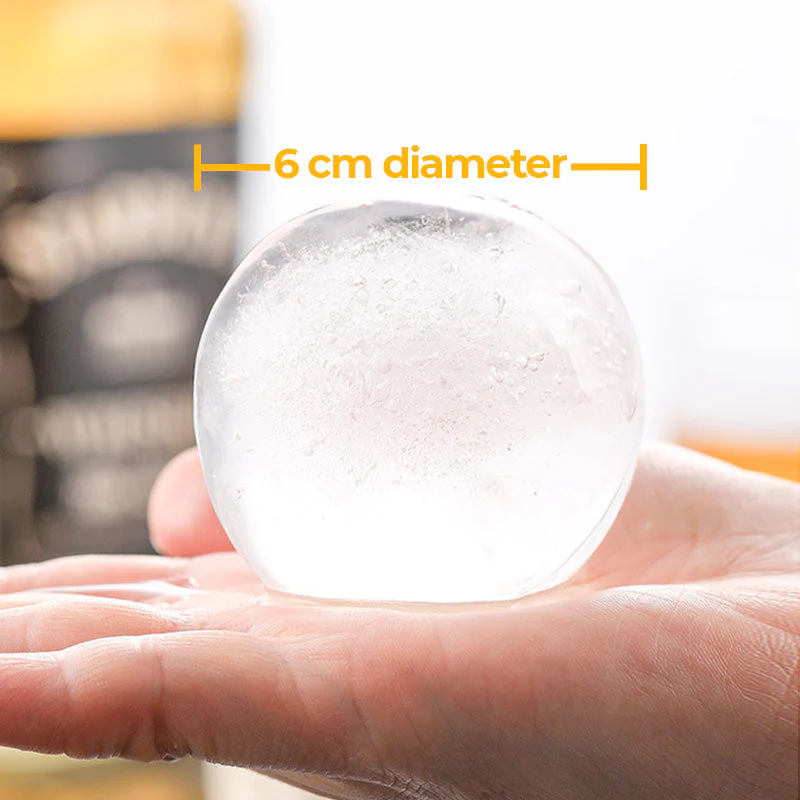 Stampo Portatile per Cubetti di Ghiaccio a Sfera in Silicone - Image 2