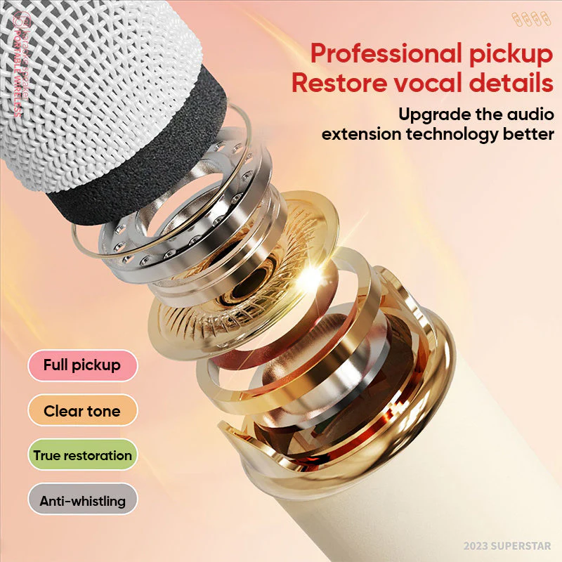 Altoparlante Bluetooth portatile con microfono wireless - Image 4