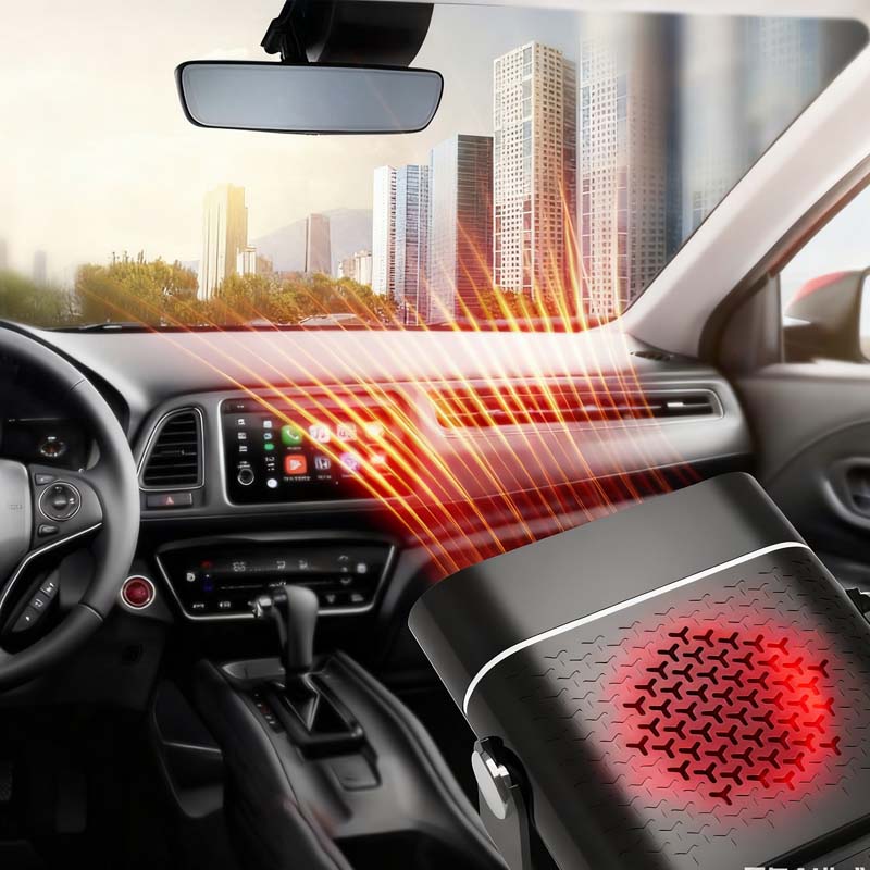 Riscaldatore portatile per auto 2 in 1 con rotazione a 360° - Image 2