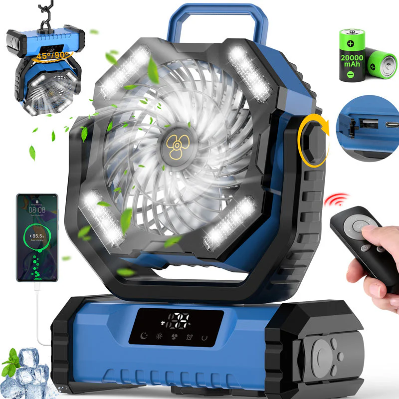 🔥 Vendita calda 50% OFF🎁 Ventilatore oscillante portatile con telecomando - Image 10