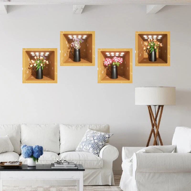 Potted Decorative Painting Wall Stickers - Image 10