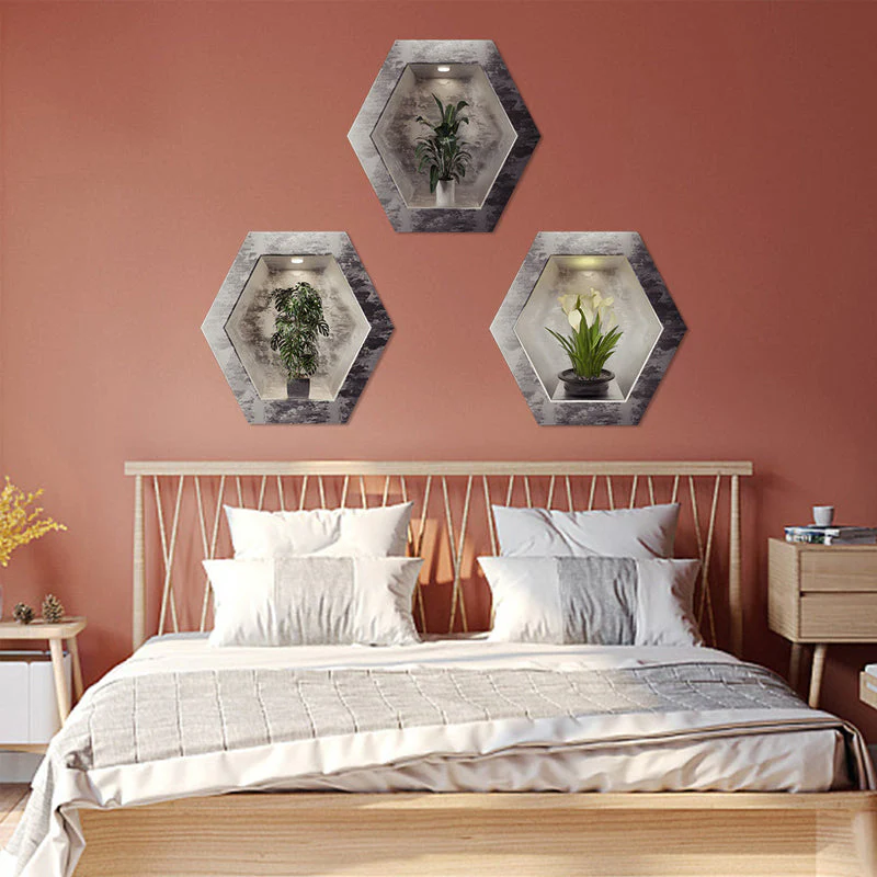 Potted Decorative Painting Wall Stickers - Image 3