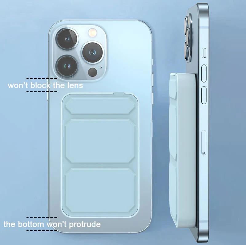 Mini Power Bank magnetico pieghevole wireless con supporto - Image 13
