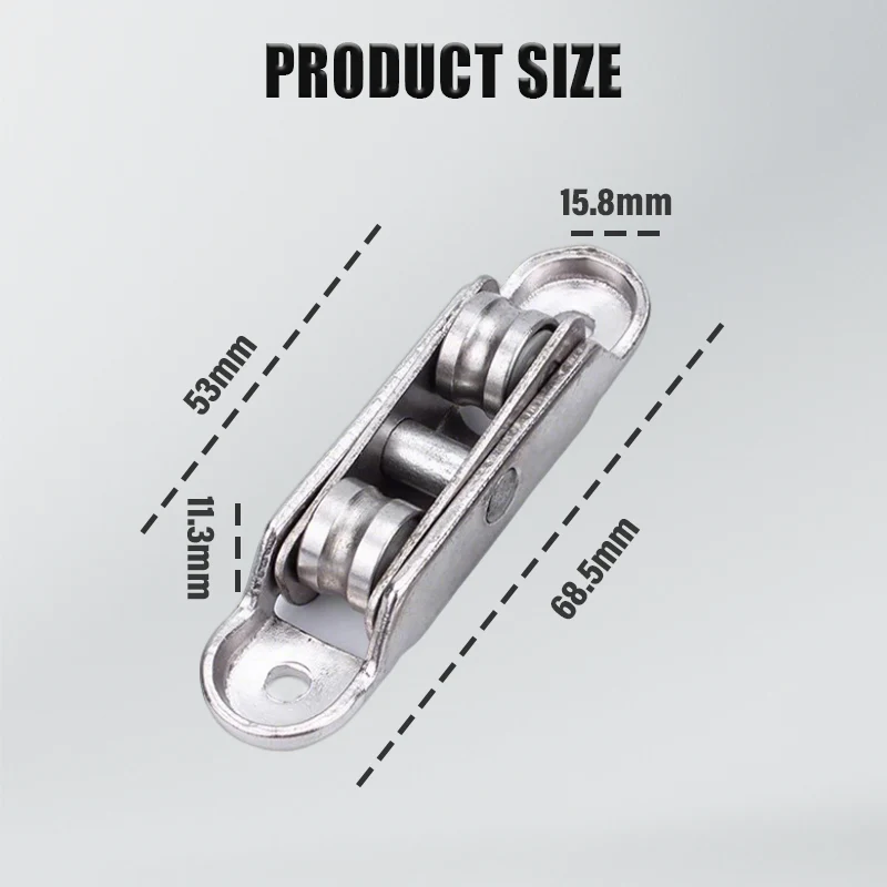 Carrucola in Lega di Zinco 80/88 per Finestre e Porte in PVC - Image 9