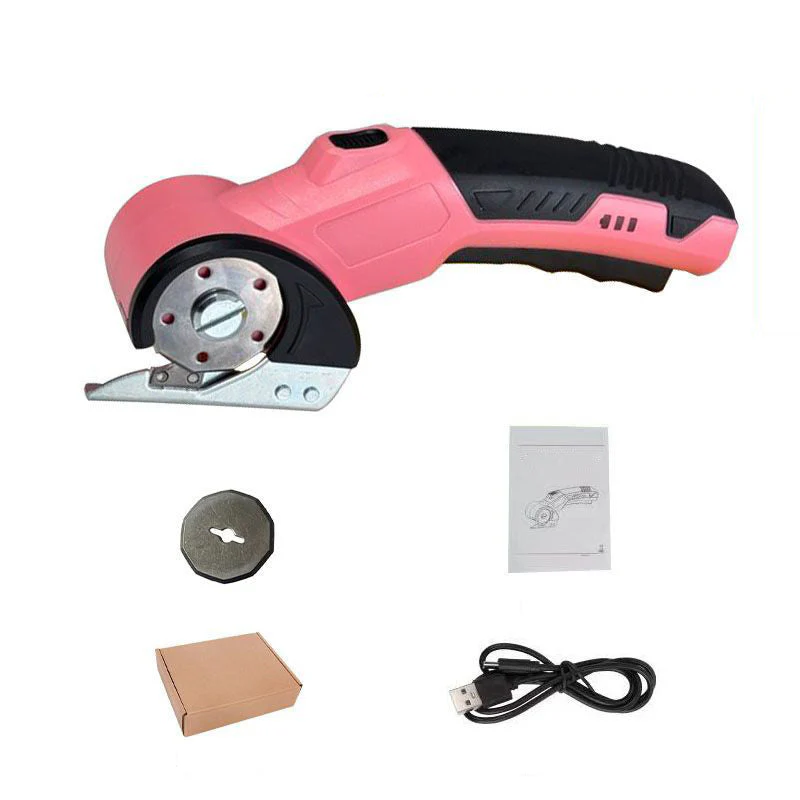 Kit Forbici Elettriche per Tessuto, Ricaricabili e Senza Fili, Taglierina Portatile - Image 12