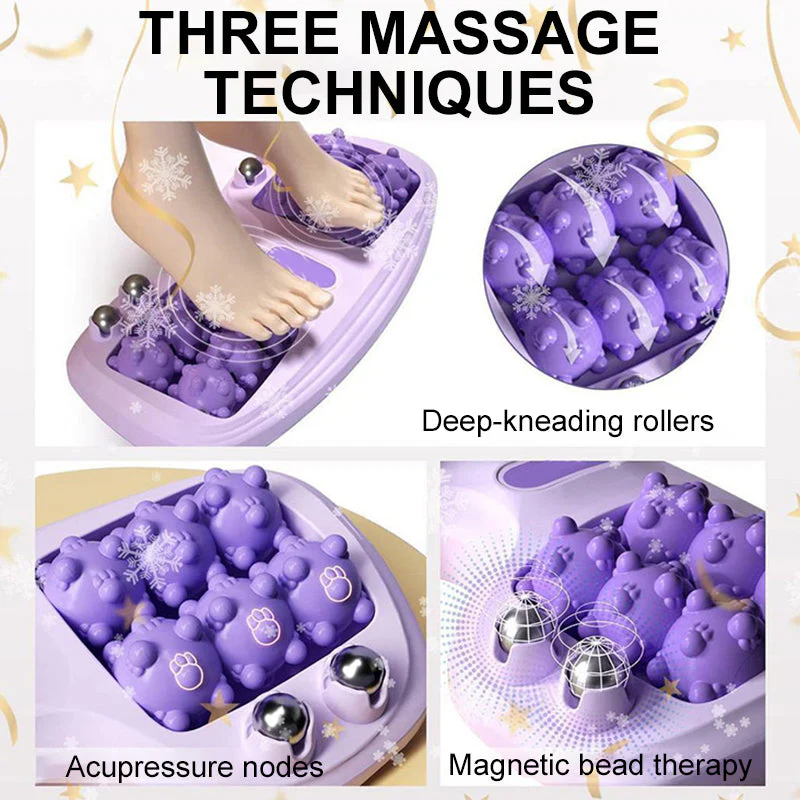 ⏰Hot Sale💜Rullo massaggiante portatile doppio per piedi💜 - Image 3