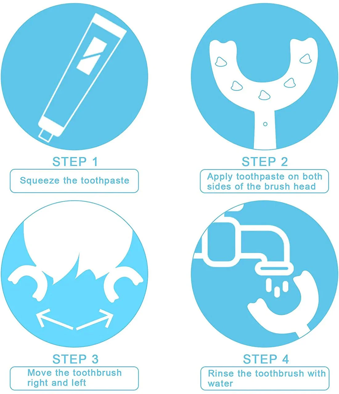 🦷Spazzolino da denti a forma di U per bambini tutto tondo🎁 - Image 13
