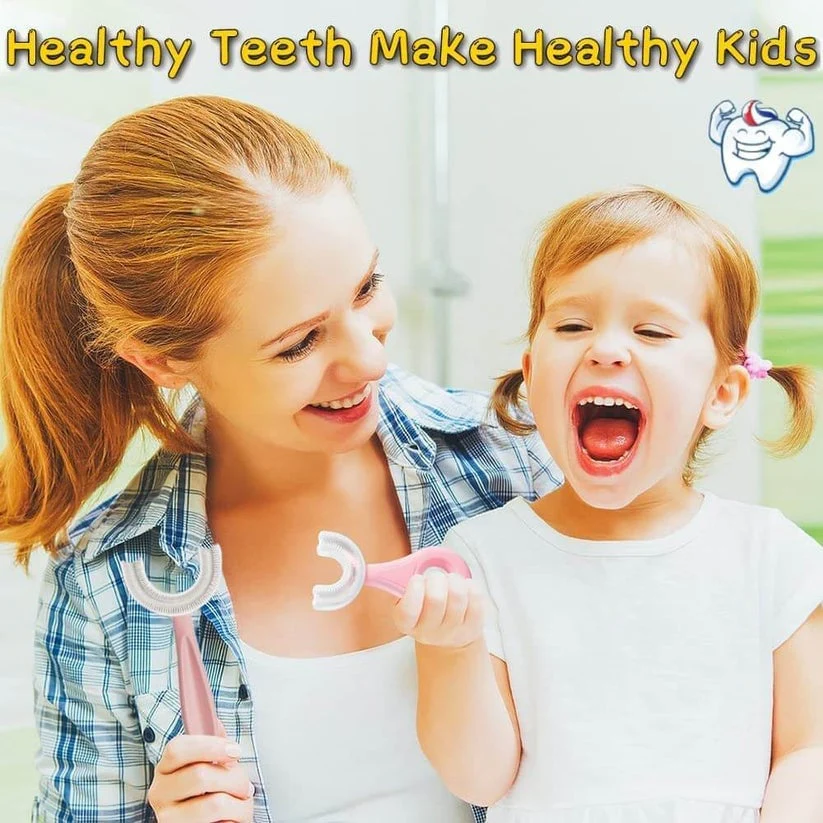 🦷Spazzolino da denti a forma di U per bambini tutto tondo🎁 - Image 3