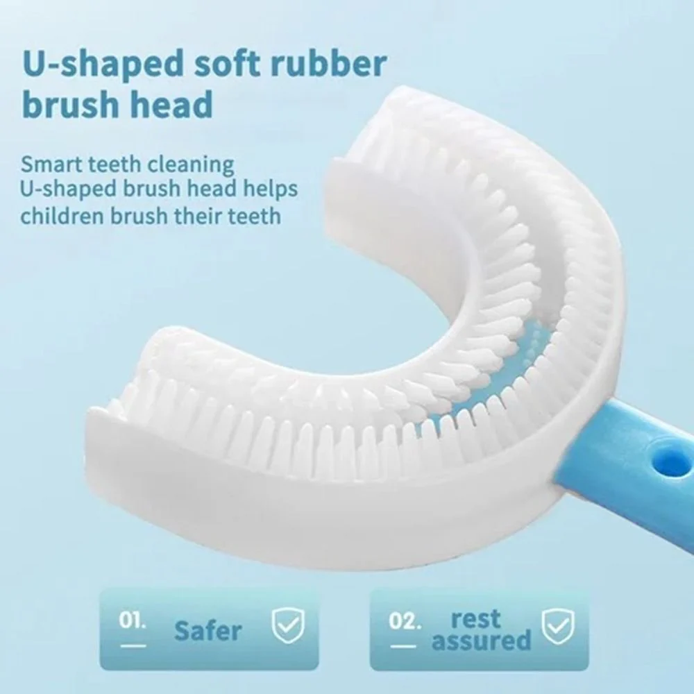 🦷Spazzolino da denti a forma di U per bambini tutto tondo🎁 - Image 8