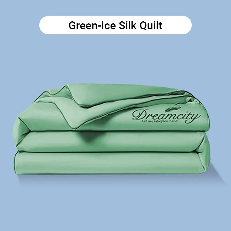 💖 Saldi imperdibili - 50% di sconto💖 ❄️ Set da letto estivo in seta ghiacciata, quattro pezzi🛏️ - Image 19