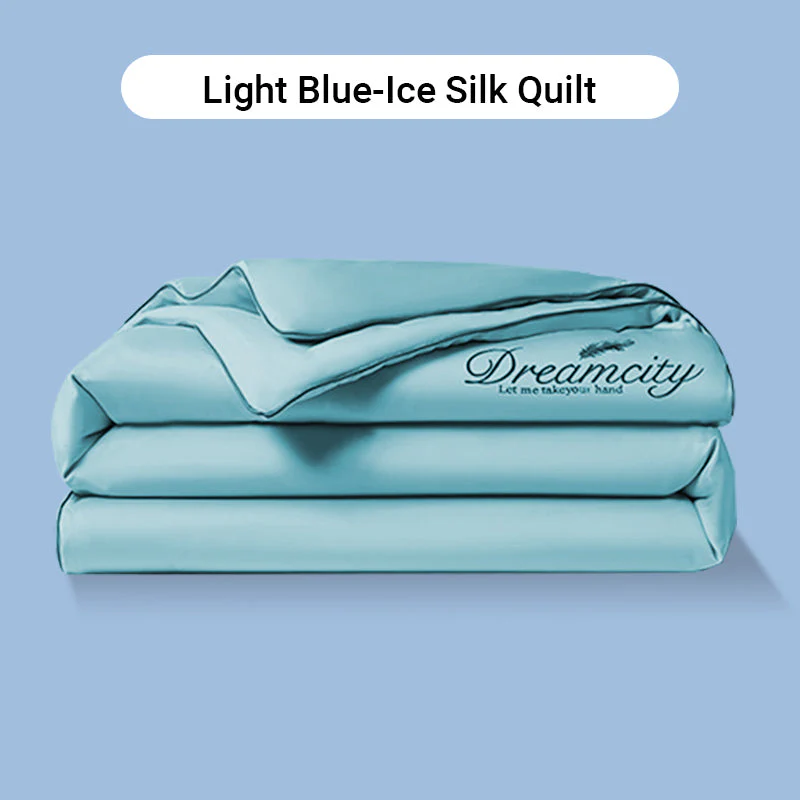 💖 Saldi imperdibili - 50% di sconto💖 ❄️ Set da letto estivo in seta ghiacciata, quattro pezzi🛏️ - Image 20