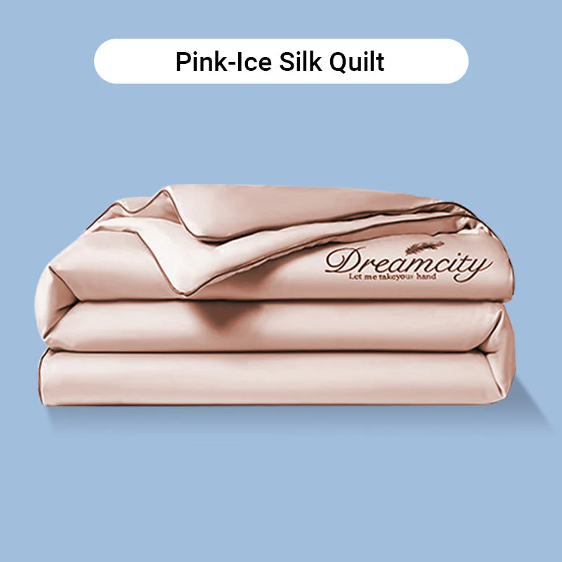 💖 Saldi imperdibili - 50% di sconto💖 ❄️ Set da letto estivo in seta ghiacciata, quattro pezzi🛏️ - Image 21