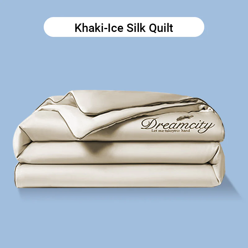 💖 Saldi imperdibili - 50% di sconto💖 ❄️ Set da letto estivo in seta ghiacciata, quattro pezzi🛏️ - Image 22