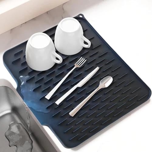 💥 Salva piano di lavoro in silicone no-spill - Tappetino termoresistente e antiscivolo per asciugare senza sgocciolare💥 - Image 2