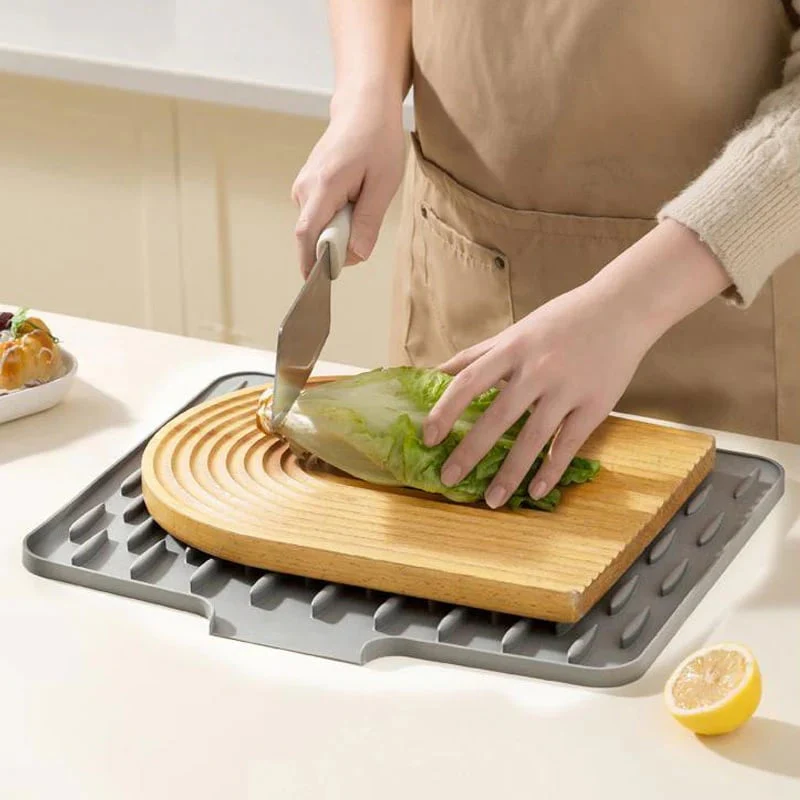 💥 Salva piano di lavoro in silicone no-spill - Tappetino termoresistente e antiscivolo per asciugare senza sgocciolare💥 - Image 6