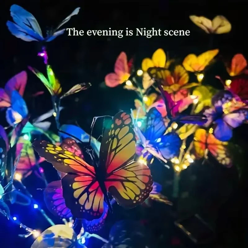 Luci Solari da Giardino a Forma di Farfalla - Image 6