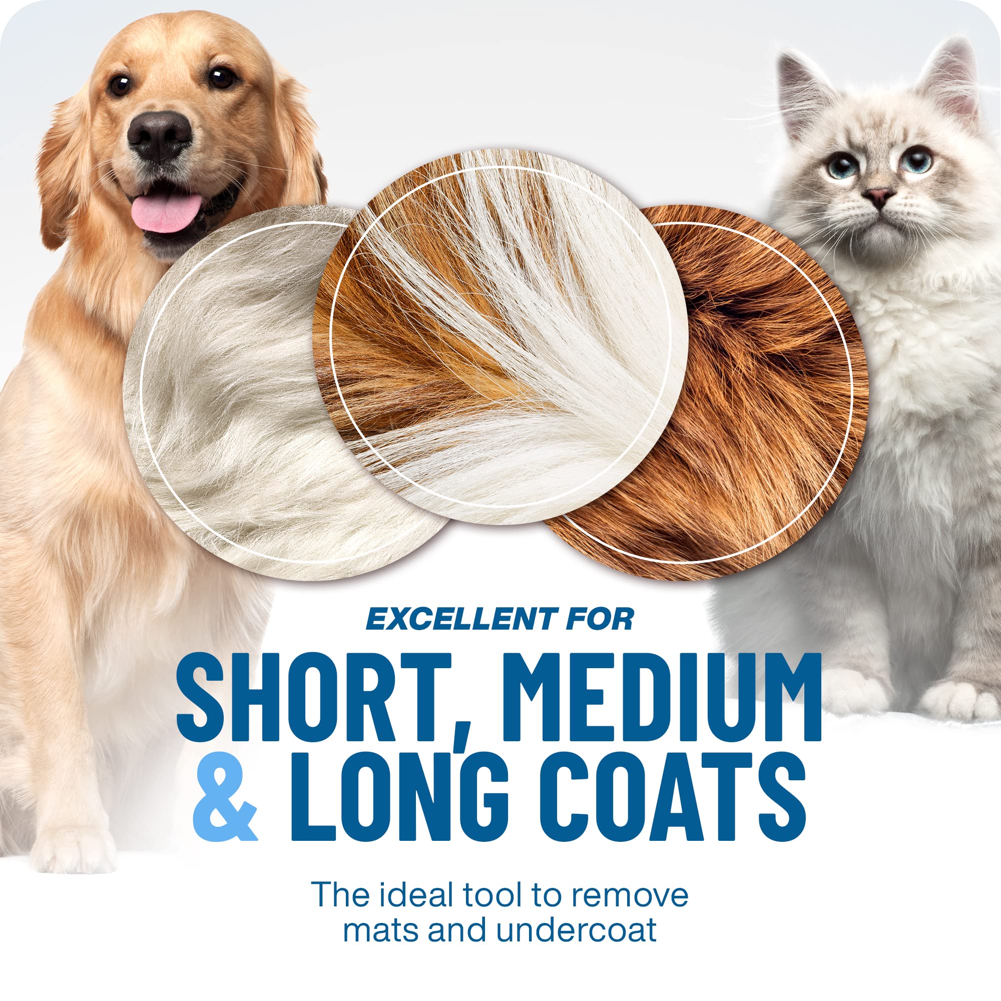 ⏰🔥SCONTO DEL 50% PER UN PERIODO LIMITATO!🔥OLTRE 50K+ VENDUTE!Spazzola professionale anti-muta per cani e gatti - Image 3
