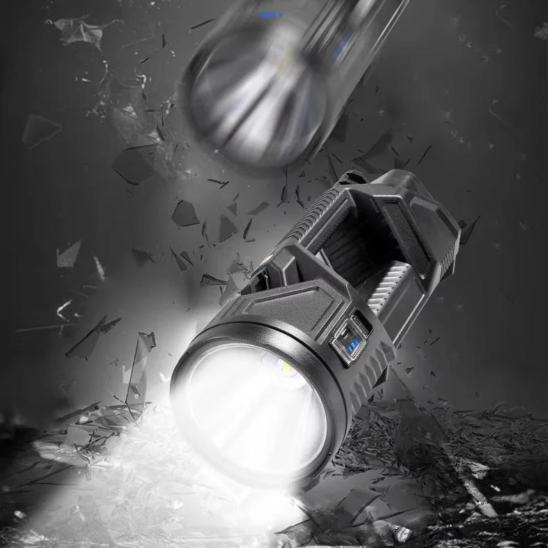 Torcia portatile super luminosa con faretto a doppia testa - Image 5